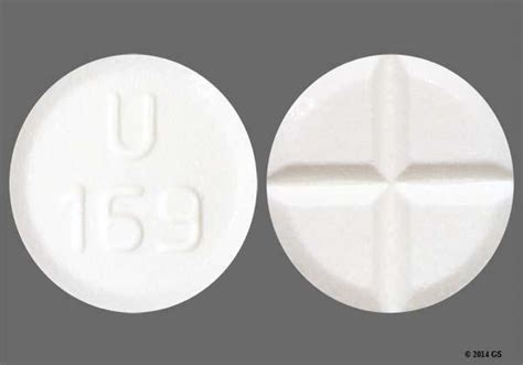 It is manufactured by Unichem Pharmaceuticals Inc. . U 169 pill